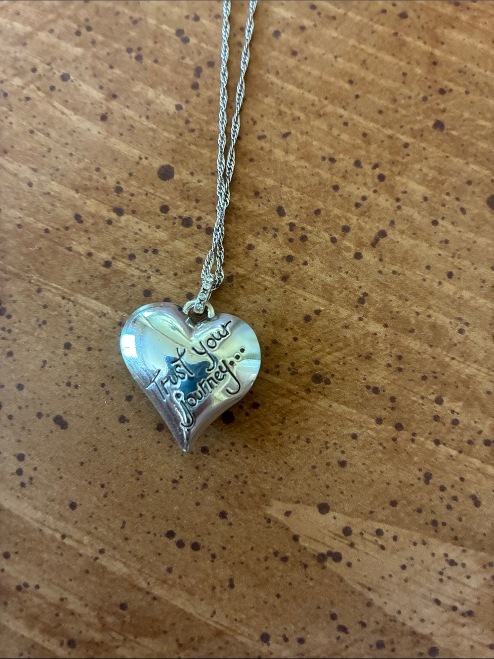 Brighton Trust your Journey Heart Necklace - Picture 5 of 5